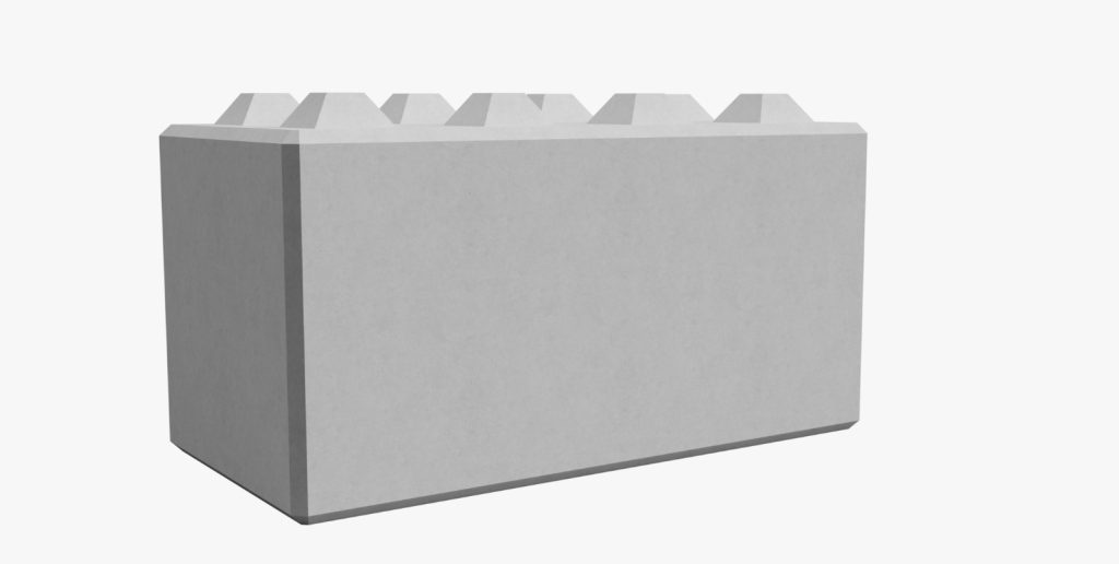 SB-Block Betonblockstein 120 × 60 × 60 cm