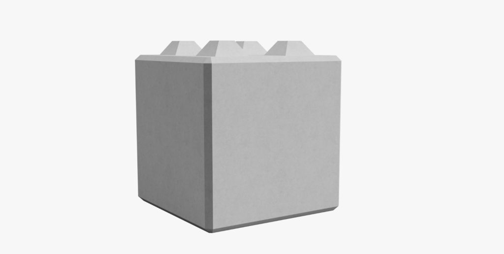 SB-Block Betonblockstein 60 × 60 × 60 cm