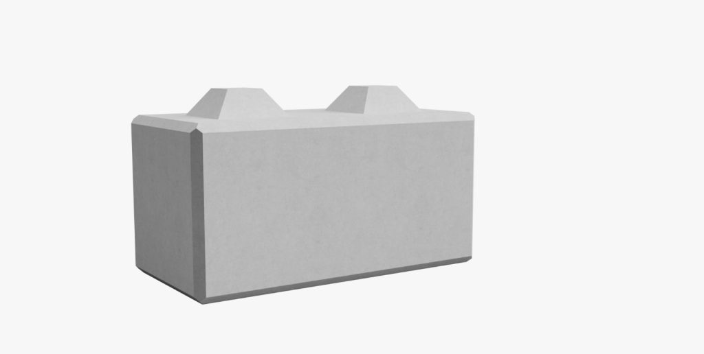 SB-Block Betonblockstein 80 × 40 × 40 cm